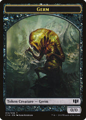 Germ // Zombie (016/036) Double-sided Token [Commander 2014 Tokens] | All Aboard Games