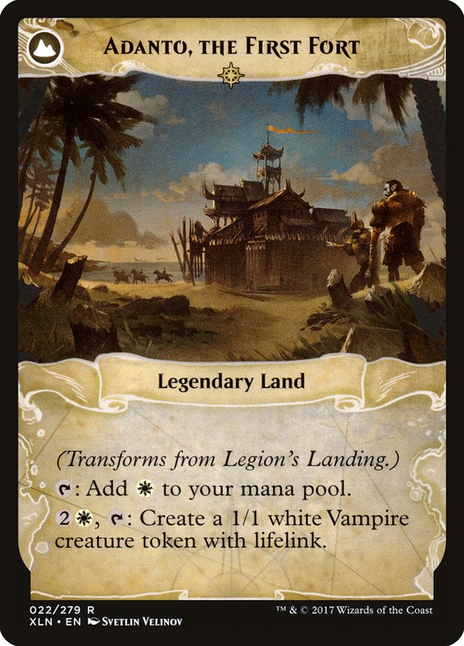 Legion's Landing // Adanto, the First Fort [Ixalan] | All Aboard Games