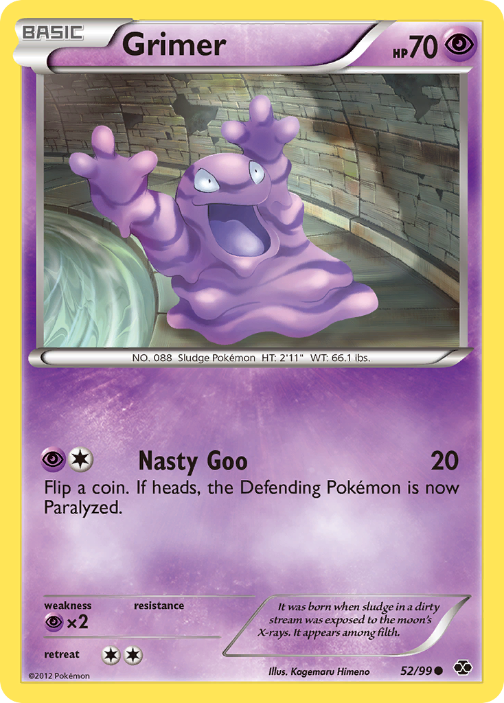 Grimer (52/99) [Black & White: Next Destinies] | All Aboard Games