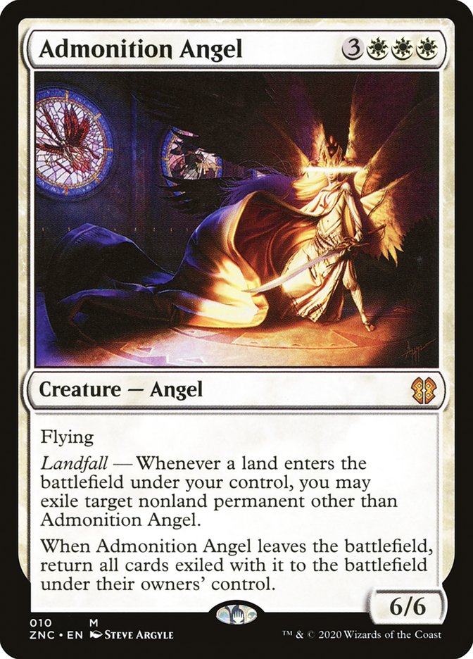 Admonition Angel [Zendikar Rising Commander] | All Aboard Games