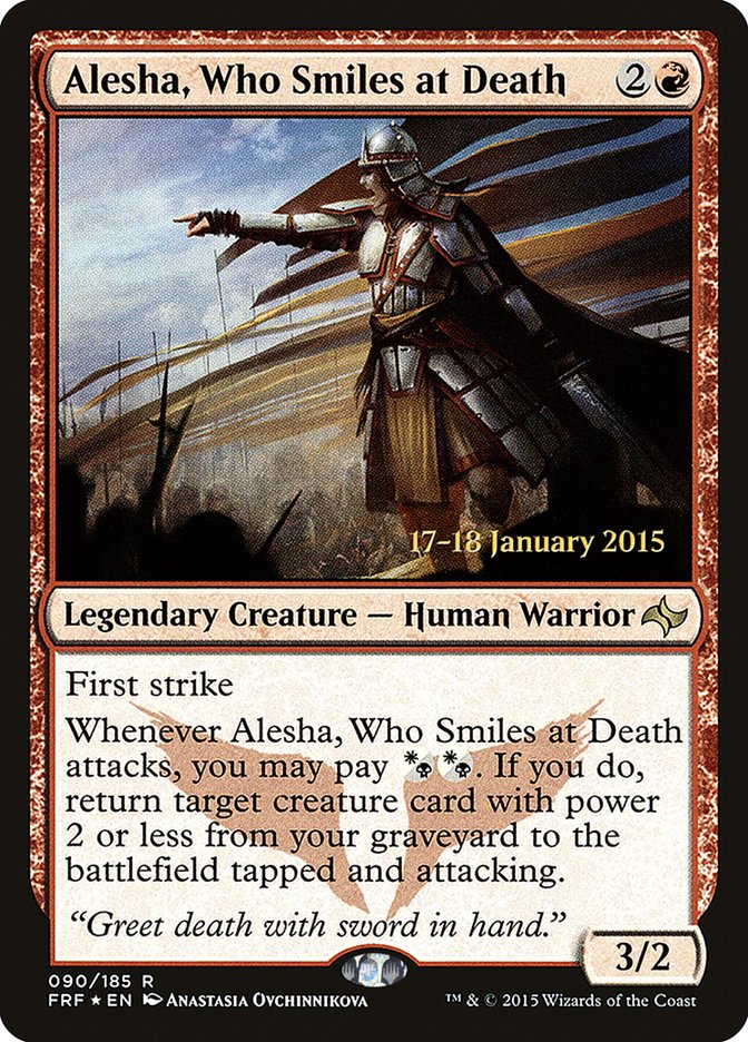 Alesha, Who Smiles at Death  [Fate Reforged Prerelease Promos] | All Aboard Games