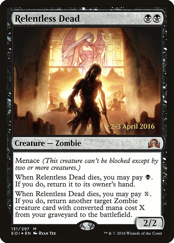 Relentless Dead [Shadows over Innistrad Prerelease Promos] | All Aboard Games