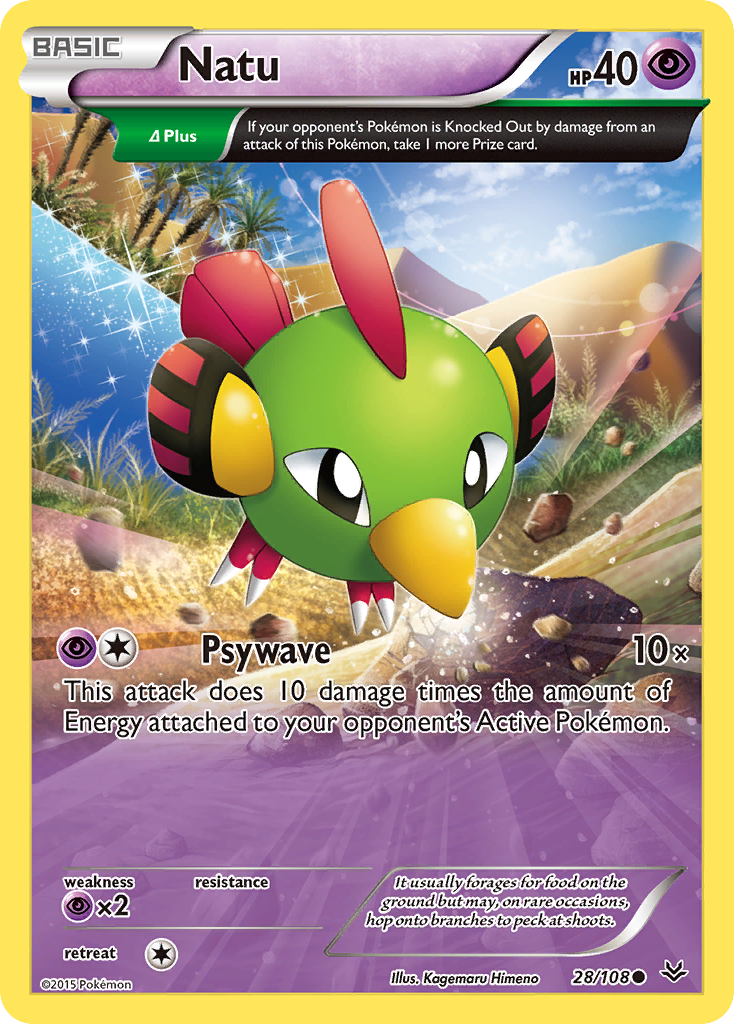 Natu (28/108) [XY: Roaring Skies] | All Aboard Games