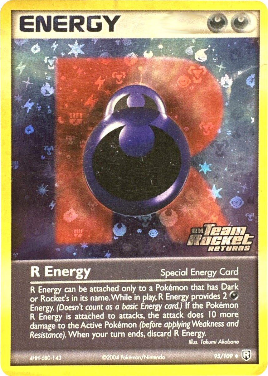 R Energy (95/109) (Stamped) [EX: Team Rocket Returns] | All Aboard Games