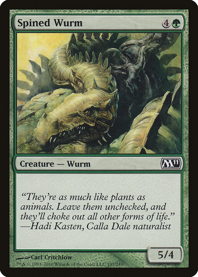 Spined Wurm [Magic 2011] | All Aboard Games