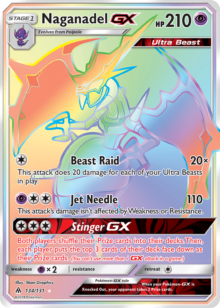 Naganadel GX (134/131) [Sun & Moon: Forbidden Light] | All Aboard Games