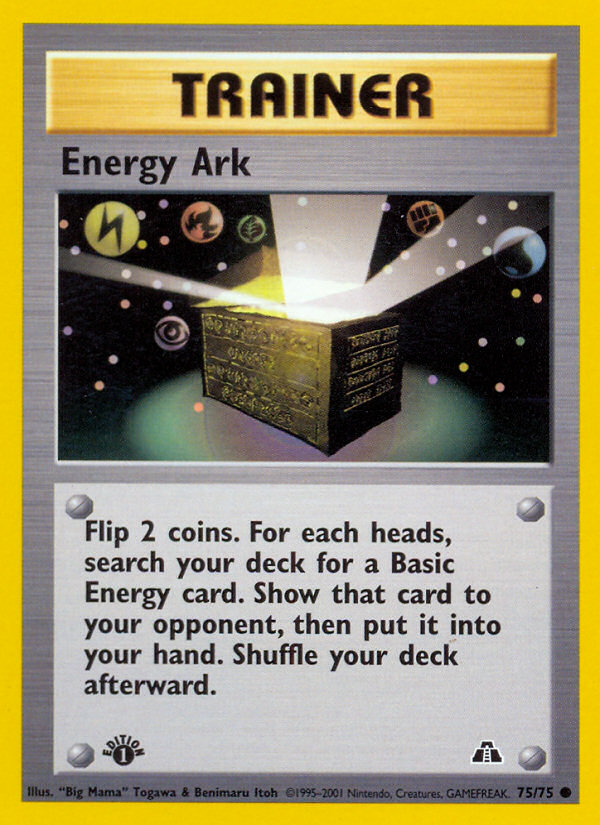 Energy Ark (75/75) [Neo Discovery 1st Edition] | All Aboard Games
