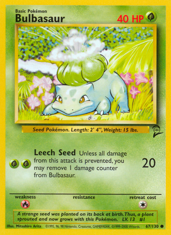 Bulbasaur (67/130) [Base Set 2] | All Aboard Games