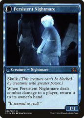 Startled Awake // Persistent Nightmare [Shadows over Innistrad Prerelease Promos] | All Aboard Games
