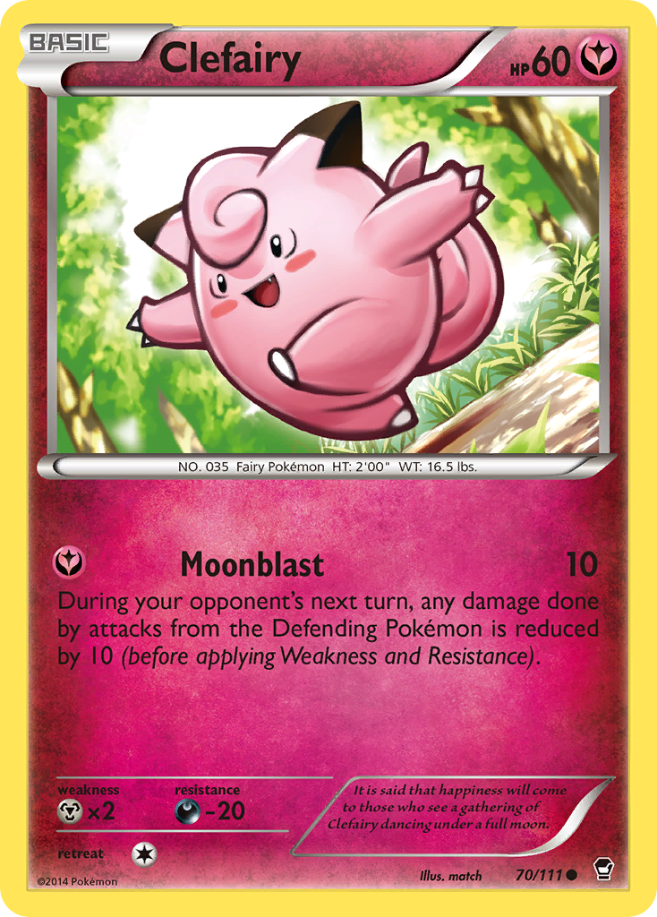 Clefairy (70/111) [XY: Furious Fists] | All Aboard Games