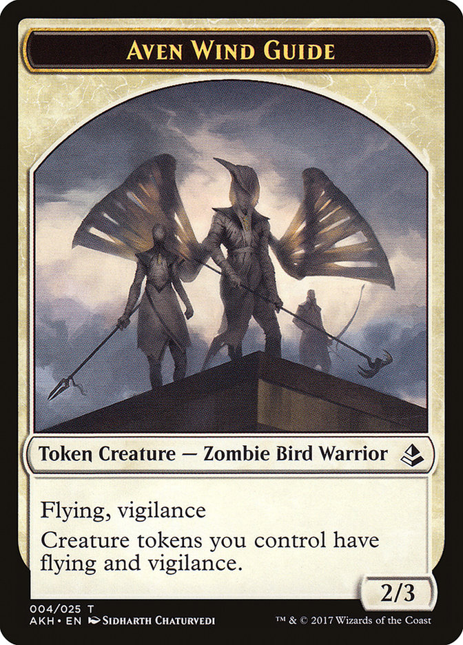 Aven Wind Guide [Amonkhet Tokens] | All Aboard Games