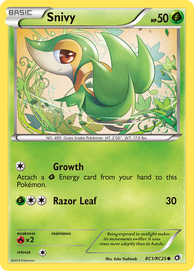 Snivy (RC1/RC25) [Black & White: Legendary Treasures] | All Aboard Games