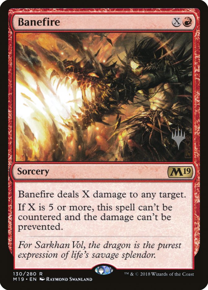 Banefire (Promo Pack) [Core Set 2019 Promos] | All Aboard Games