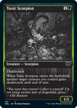 Toxic Scorpion [Innistrad: Double Feature] | All Aboard Games