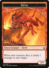 Devil // Satyr Double-sided Token [Challenger 2020 Tokens] | All Aboard Games