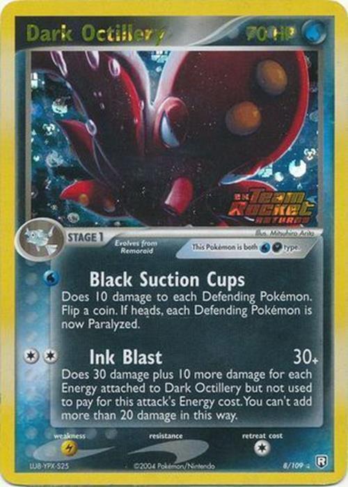 Dark Octillery (8/109) (Stamped) [EX: Team Rocket Returns] | All Aboard Games