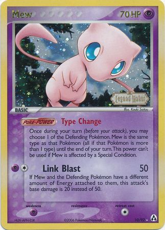 Mew (10/92) (Stamped) [EX: Legend Maker] | All Aboard Games