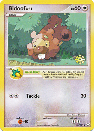 Bidoof (73/123) [Countdown Calendar Promos] | All Aboard Games