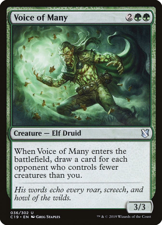 Voice of Many [Commander 2019] | All Aboard Games