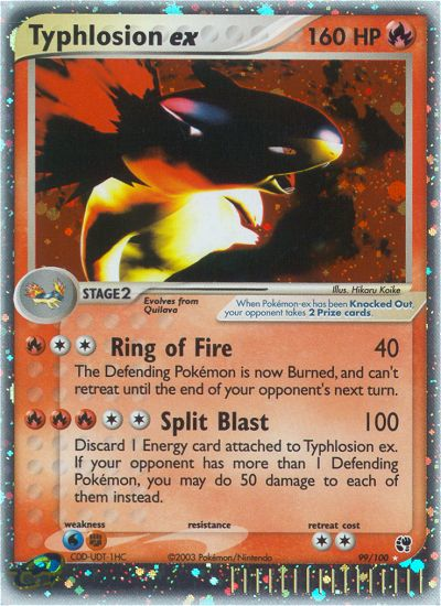 Typhlosion ex (99/100) [EX: Sandstorm] | All Aboard Games