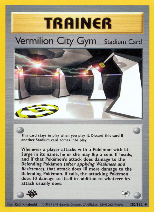 Vermilion City Gym (120/132) [Gym Heroes 1st Edition] | All Aboard Games