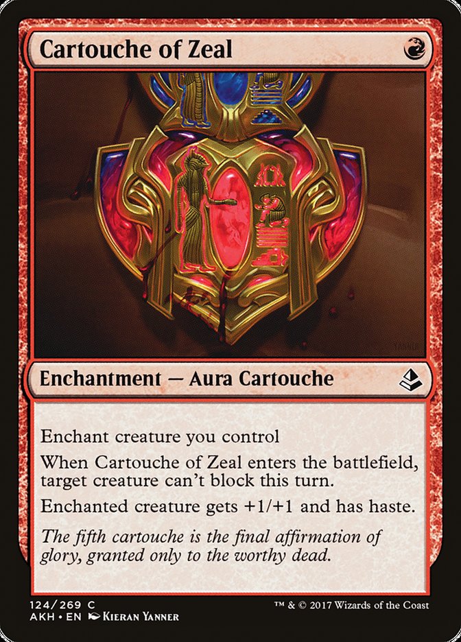 Cartouche of Zeal [Amonkhet] | All Aboard Games