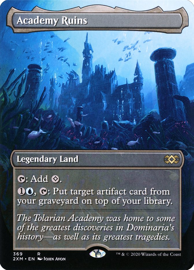 Academy Ruins (Toppers) [Double Masters Extended Art] | All Aboard Games