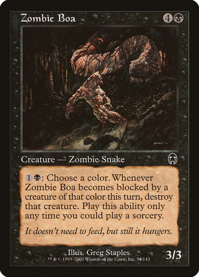 Zombie Boa [Apocalypse] | All Aboard Games