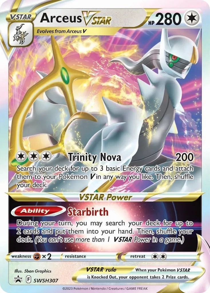 Arceus VSTAR (SWSH307) [Sword & Shield: Black Star Promos] | All Aboard Games