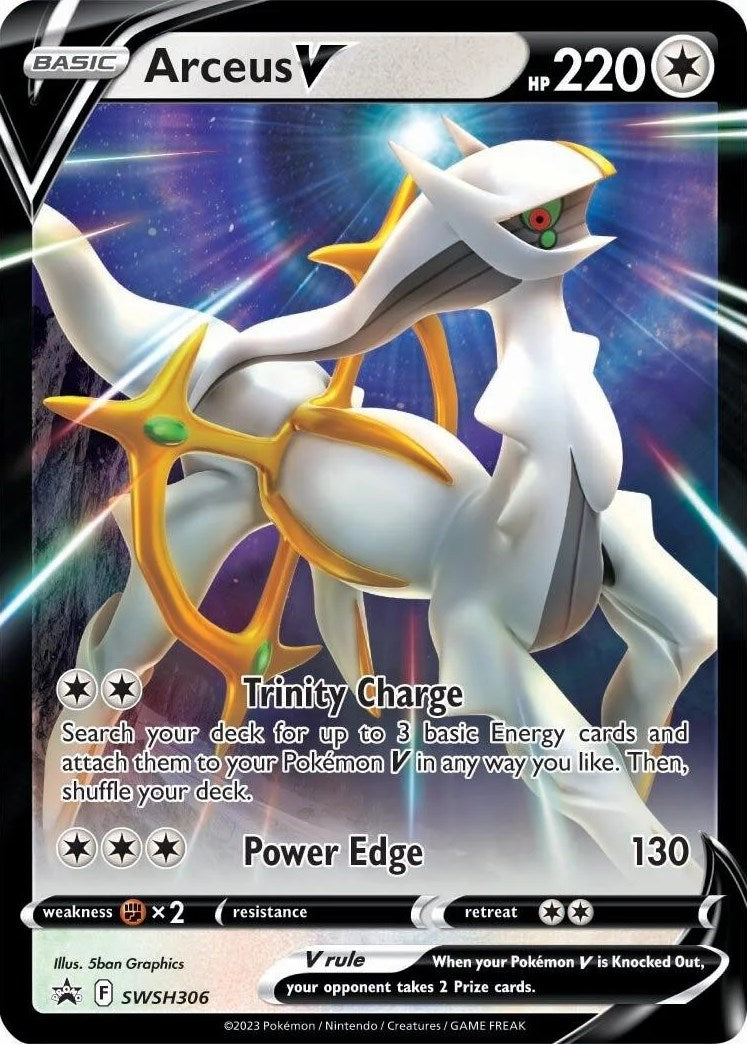 Arceus V (SWSH306) [Sword & Shield: Black Star Promos] | All Aboard Games