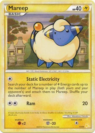 Mareep (13/30) [HeartGold & SoulSilver: Trainer Kit - Raichu] | All Aboard Games