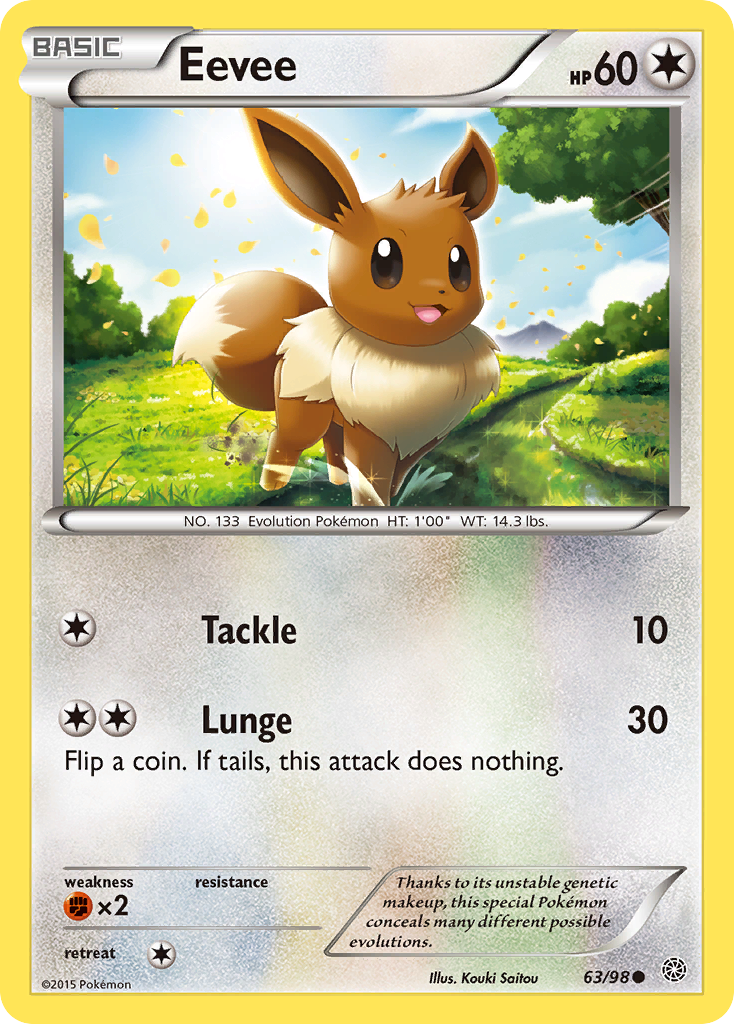 Eevee (63/98) [XY: Ancient Origins] | All Aboard Games