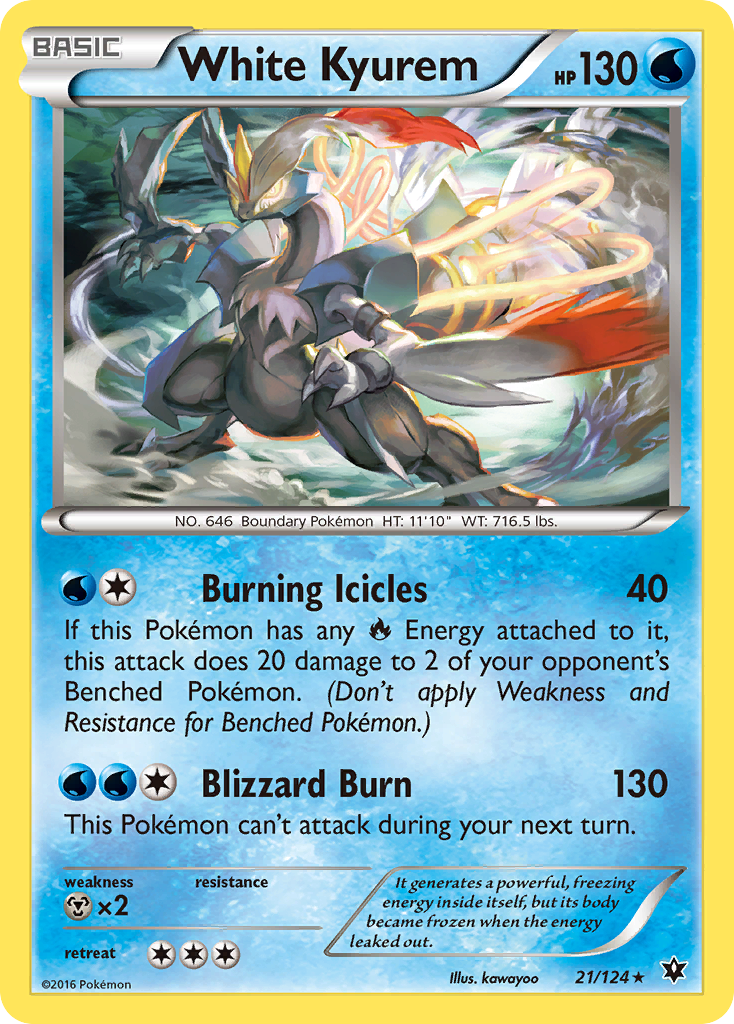 White Kyurem (21/124) [XY: Fates Collide] | All Aboard Games