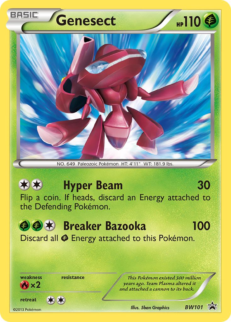 Genesect (BW101) [Black & White: Black Star Promos] | All Aboard Games