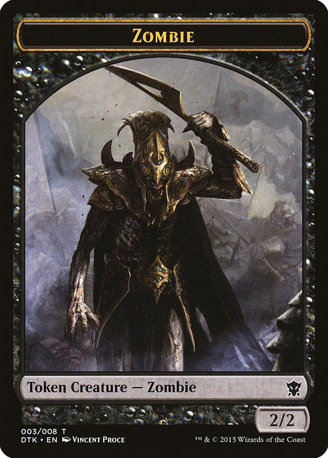 Zombie [Dragons of Tarkir Tokens] | All Aboard Games
