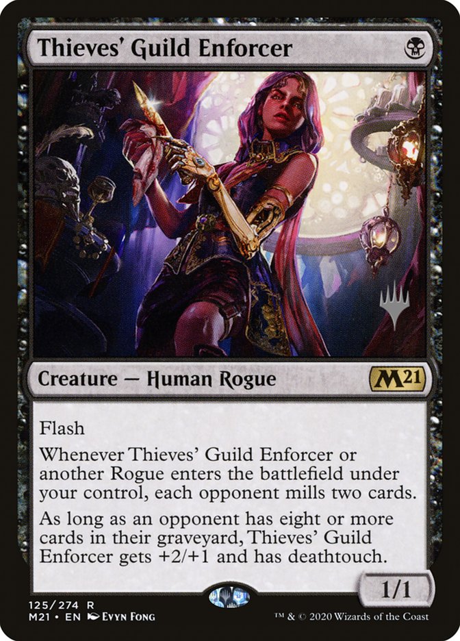 Thieves' Guild Enforcer (Promo Pack) [Core Set 2021 Promos] | All Aboard Games
