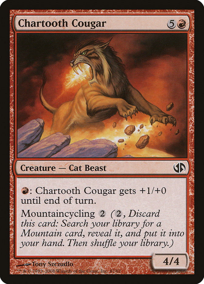 Chartooth Cougar [Duel Decks: Jace vs. Chandra] | All Aboard Games