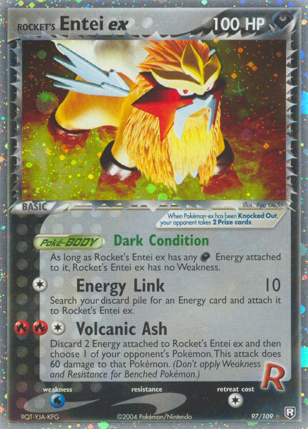 Rocket's Entei ex (97/109) [EX: Team Rocket Returns] | All Aboard Games