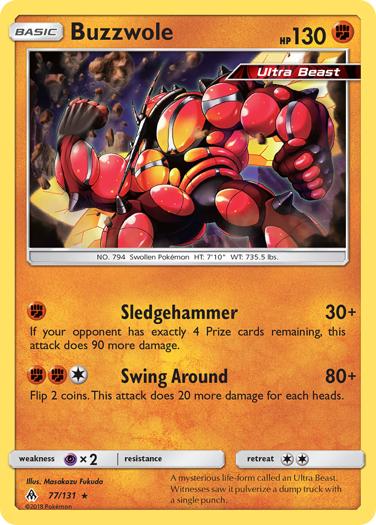 Buzzwole (77/131) [Sun & Moon: Forbidden Light] | All Aboard Games