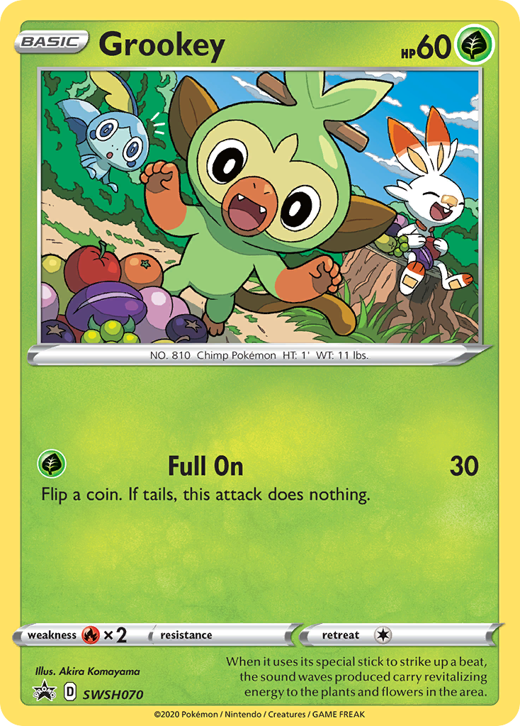 Grookey (SWSH070) [Sword & Shield: Black Star Promos] | All Aboard Games