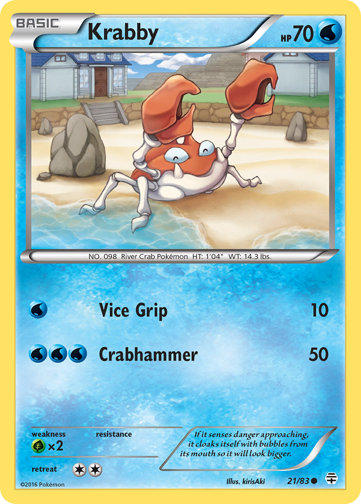 Krabby (21/83) [XY: Generations] | All Aboard Games