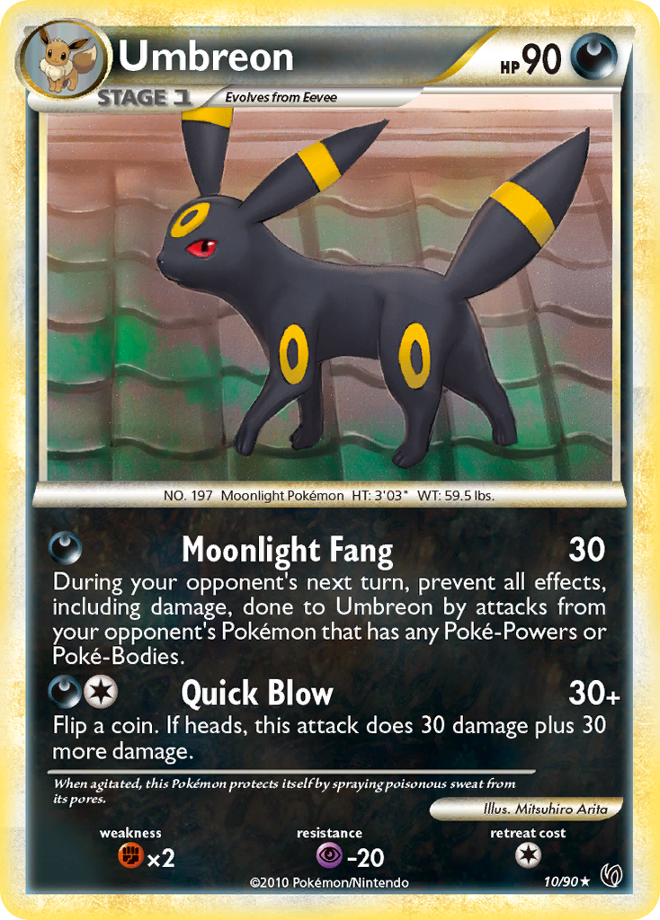 Umbreon (10/90) [HeartGold & SoulSilver: Undaunted] | All Aboard Games