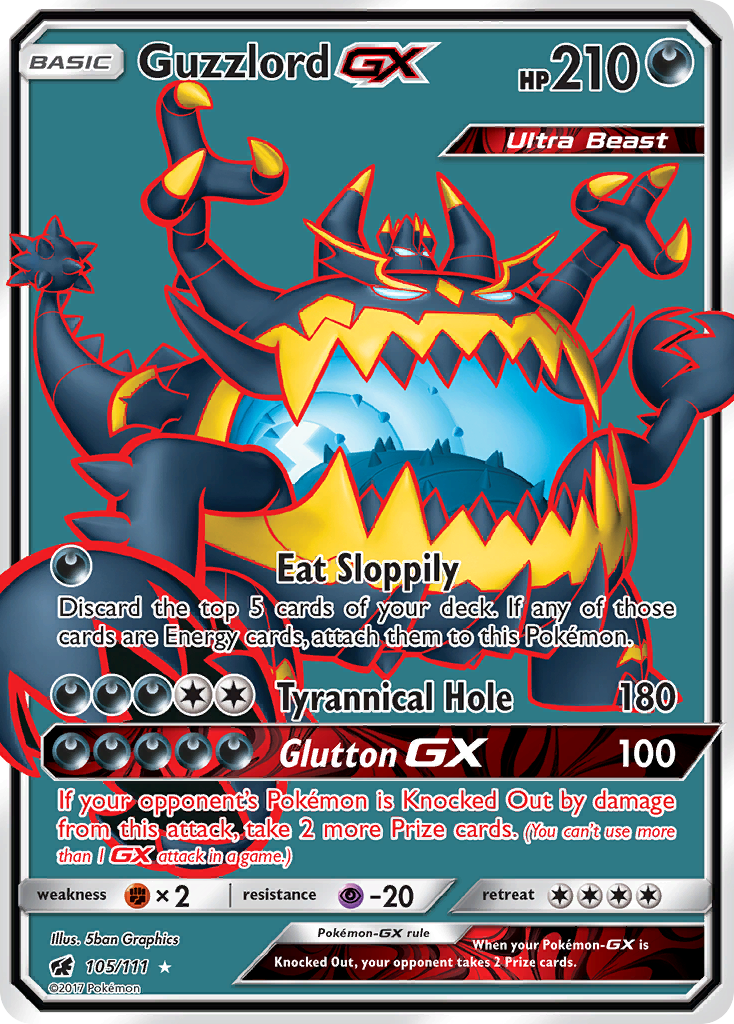 Guzzlord GX (105/111) [Sun & Moon: Crimson Invasion] | All Aboard Games