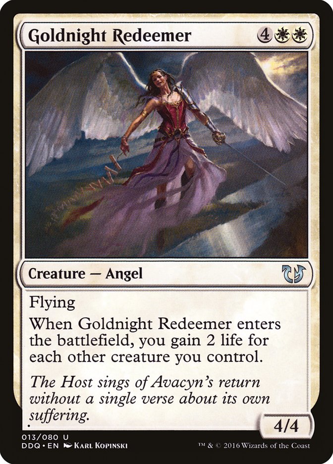 Goldnight Redeemer [Duel Decks: Blessed vs. Cursed] | All Aboard Games