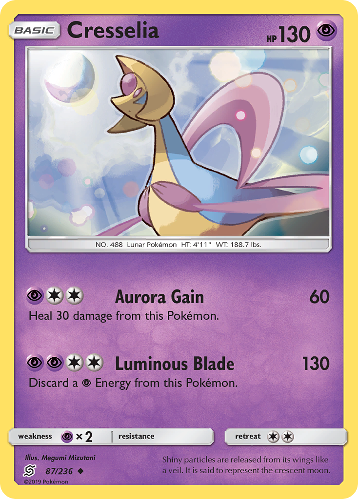 Cresselia (87/236) [Sun & Moon: Unified Minds] | All Aboard Games