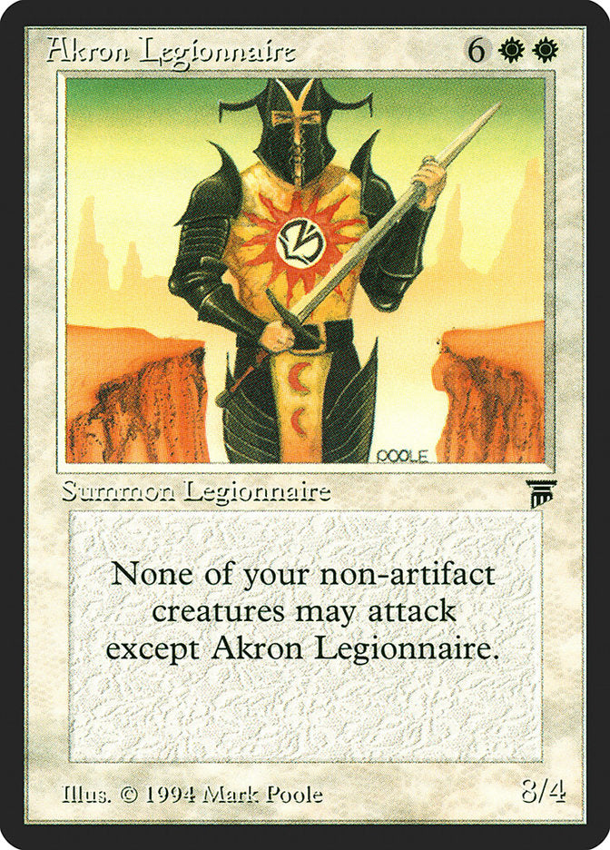Akron Legionnaire [Legends] | All Aboard Games