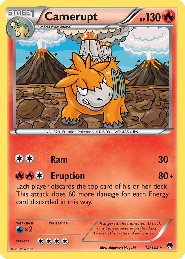 Camerupt (13/122) [XY: BREAKpoint] | All Aboard Games