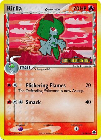 Kirlia (33/101) (Delta Species) (Stamped) [EX: Dragon Frontiers] | All Aboard Games