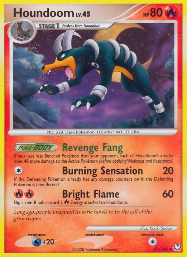 Houndoom (57/146) [Diamond & Pearl: Legends Awakened] | All Aboard Games