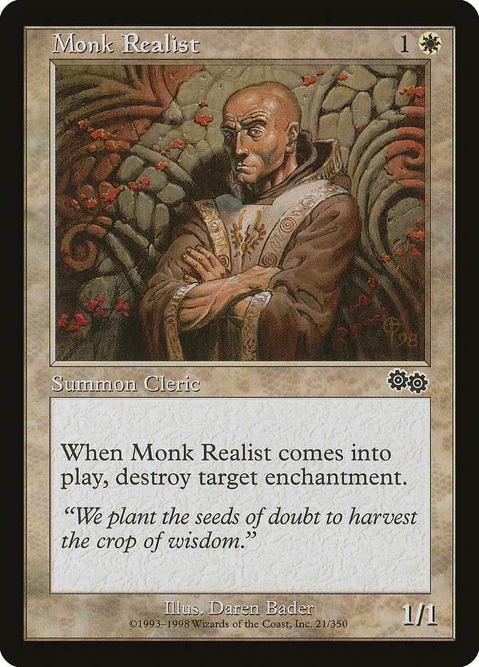 Monk Realist [Urza's Saga] | All Aboard Games